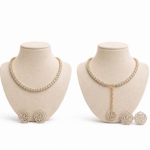 الرئيسية eima couture choker and earring set gold